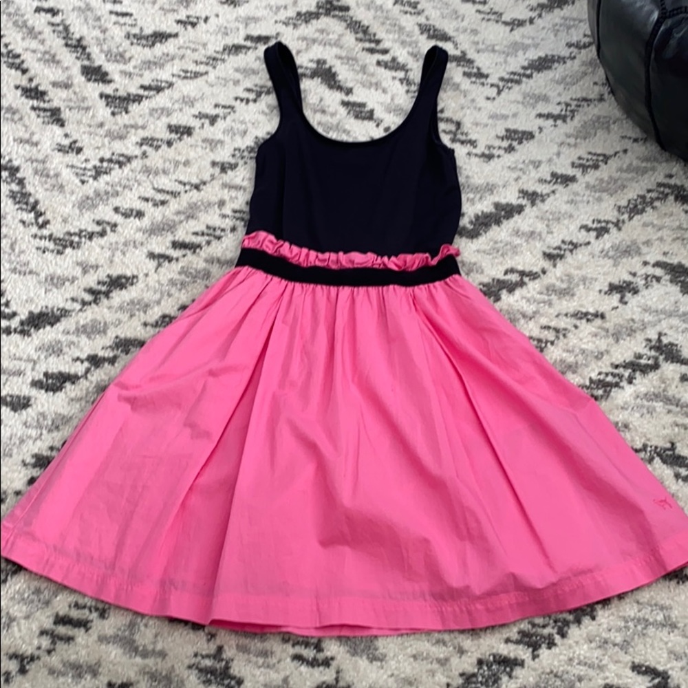 Pink mini dress